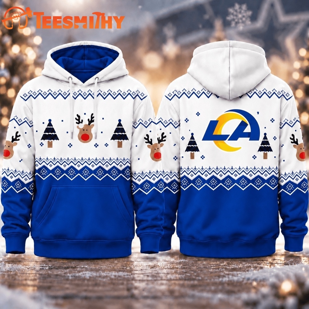 Los Angeles Rams NFL Christmas Game Day Hoodie Shirt