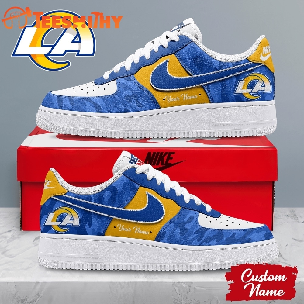 Los Angeles Rams NFL End Zone Energy Air Force 1 Sneaker Shoes