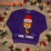 LSU Tigers 2025 NCAA Mascot Eww People Christmas Ugly Sweater
