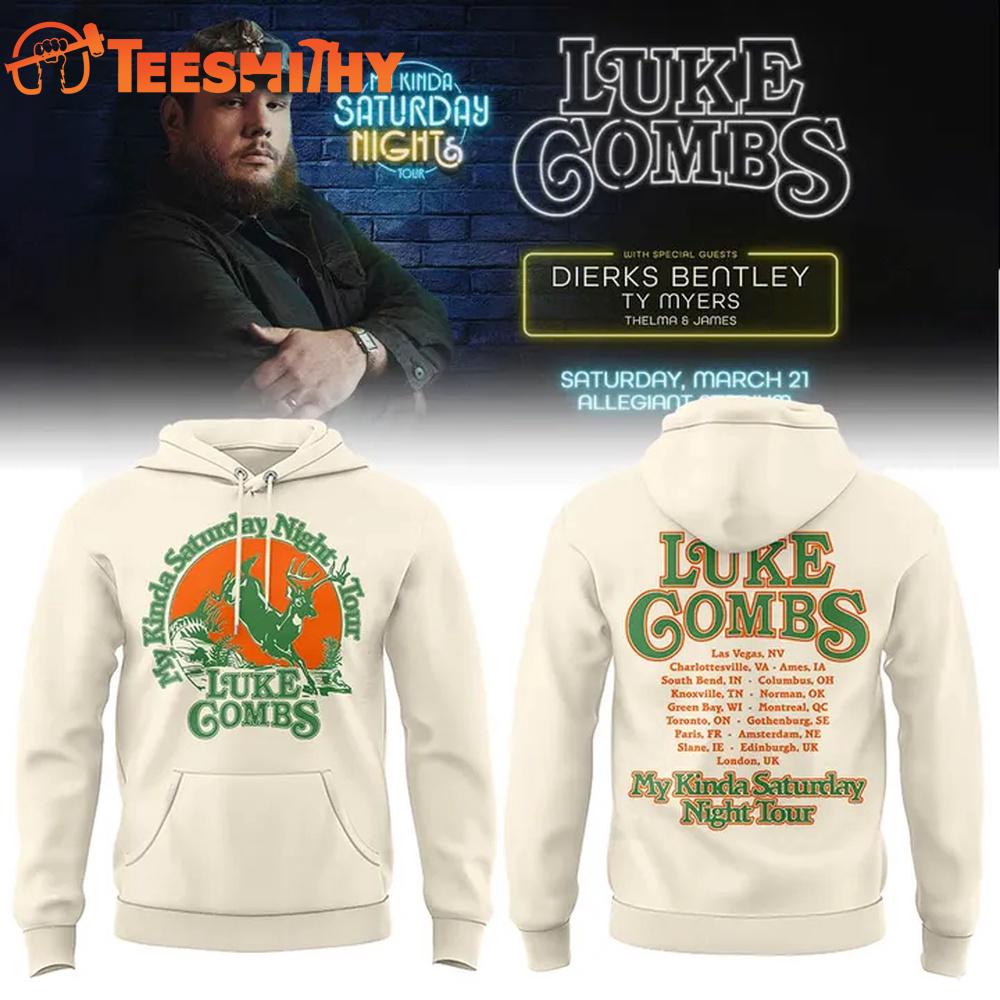 Luke Combs My Kinda Saturday Night Tour 2026 Hoodie