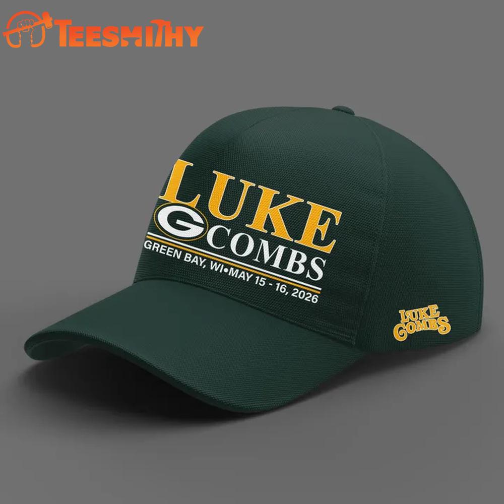 Luke Combs x Green Bay Packers My Kinda Saturday Night Tour 2026 Classic Cap