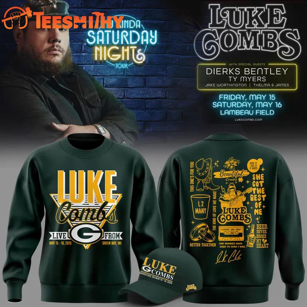 Luke Combs x Green Bay Packers Tour 2026 Sweatshirt
