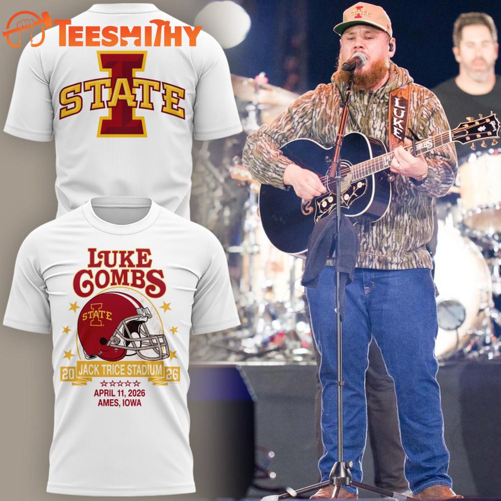 Luke Combs x Iowa State Cyclones football Limited Edition T-Shirt