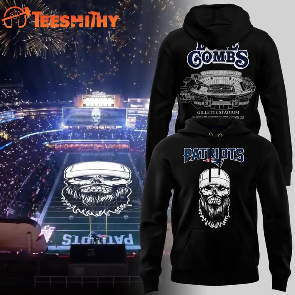 Luke Combs x New England Patriots 2026 Black Hoodie