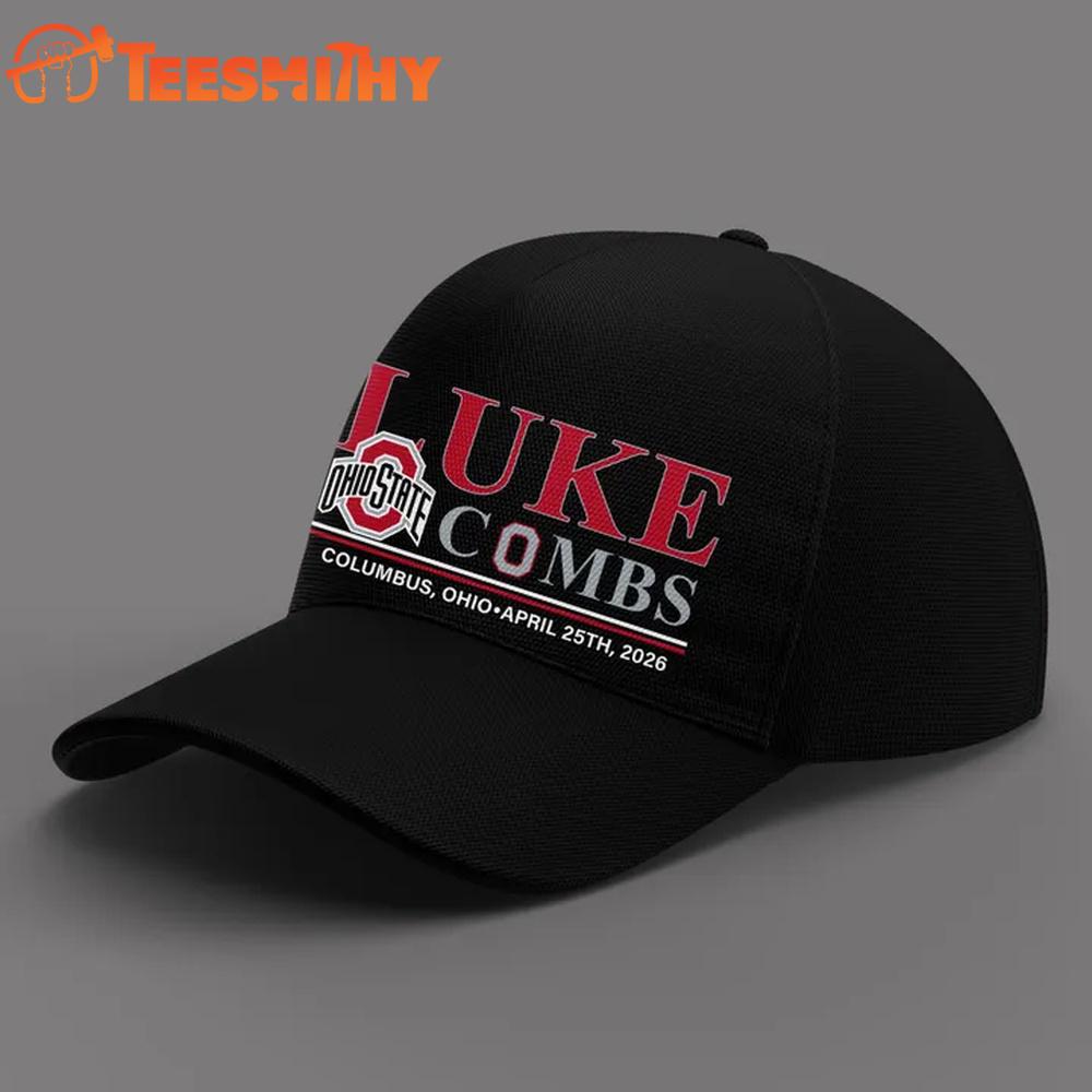 Luke Combs x Ohio State Buckeyes My Kinda Saturday Night Tour 2026 New Cap