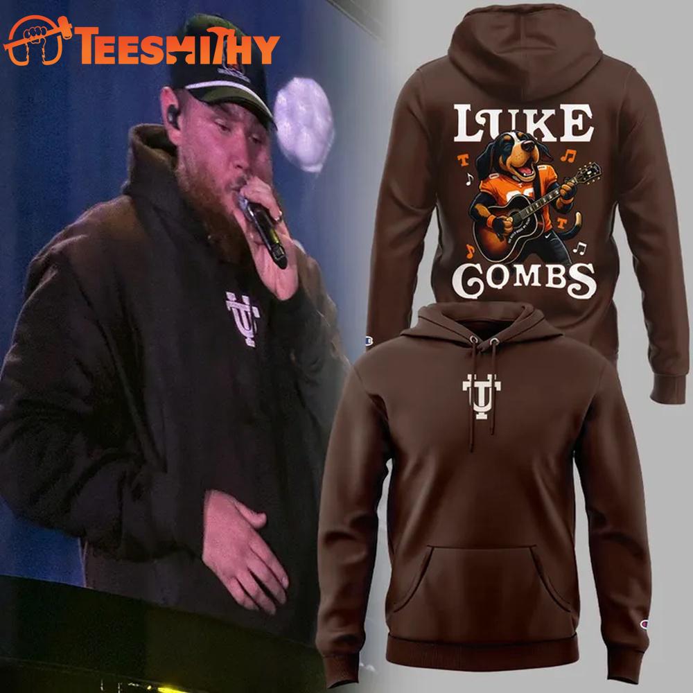 Luke Combs x Tennessee Volunteers My Kinda Saturday Night Tour 2026 Mascot Hoodie