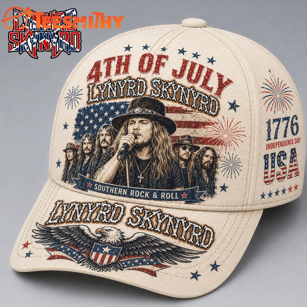 Lynyrd Skynyrd 4th of July American Legend Baseball Cap