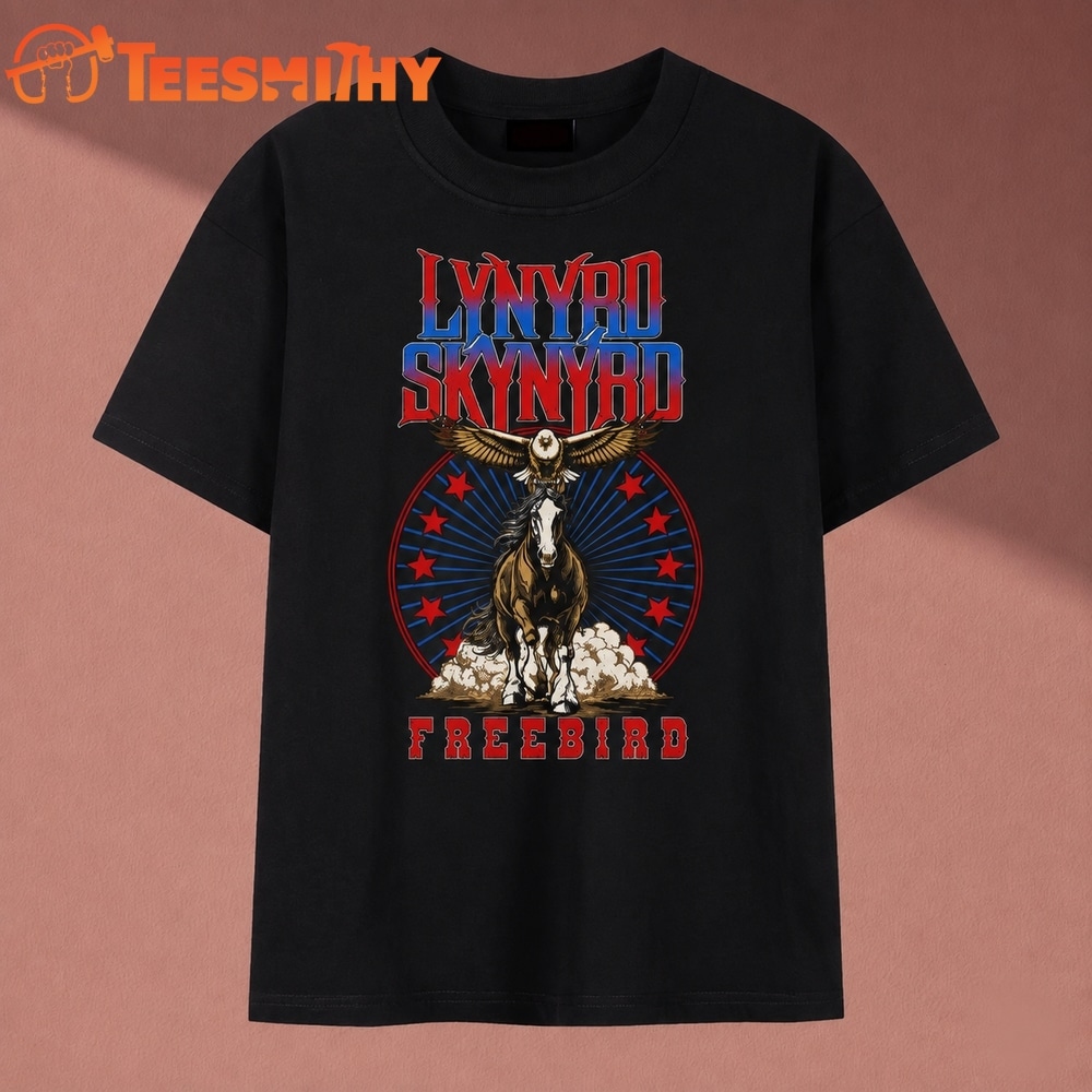 Lynyrd Skynyrd Freebird Eagle Horse Vintage Rock T Shirt
