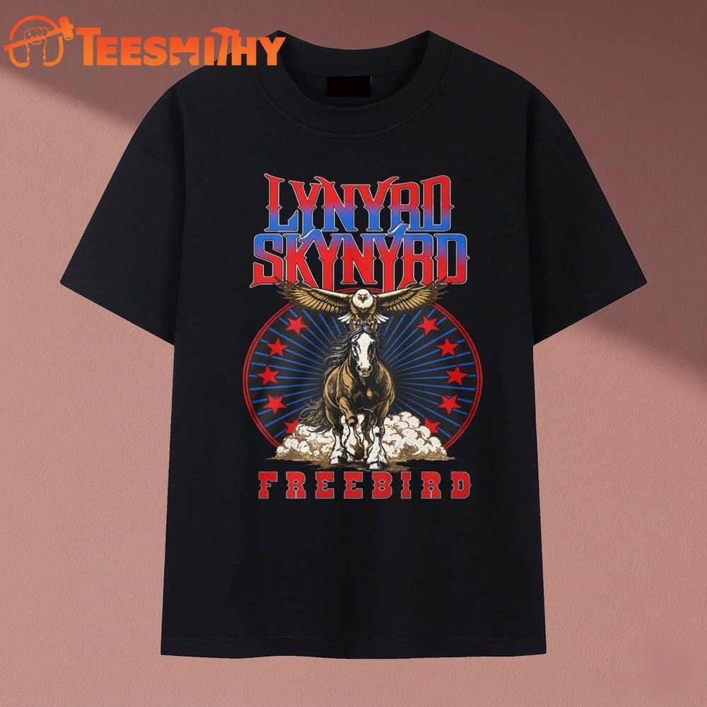 Lynyrd Skynyrd Freebird Eagle Horse Vintage Southern Rock T Shirt