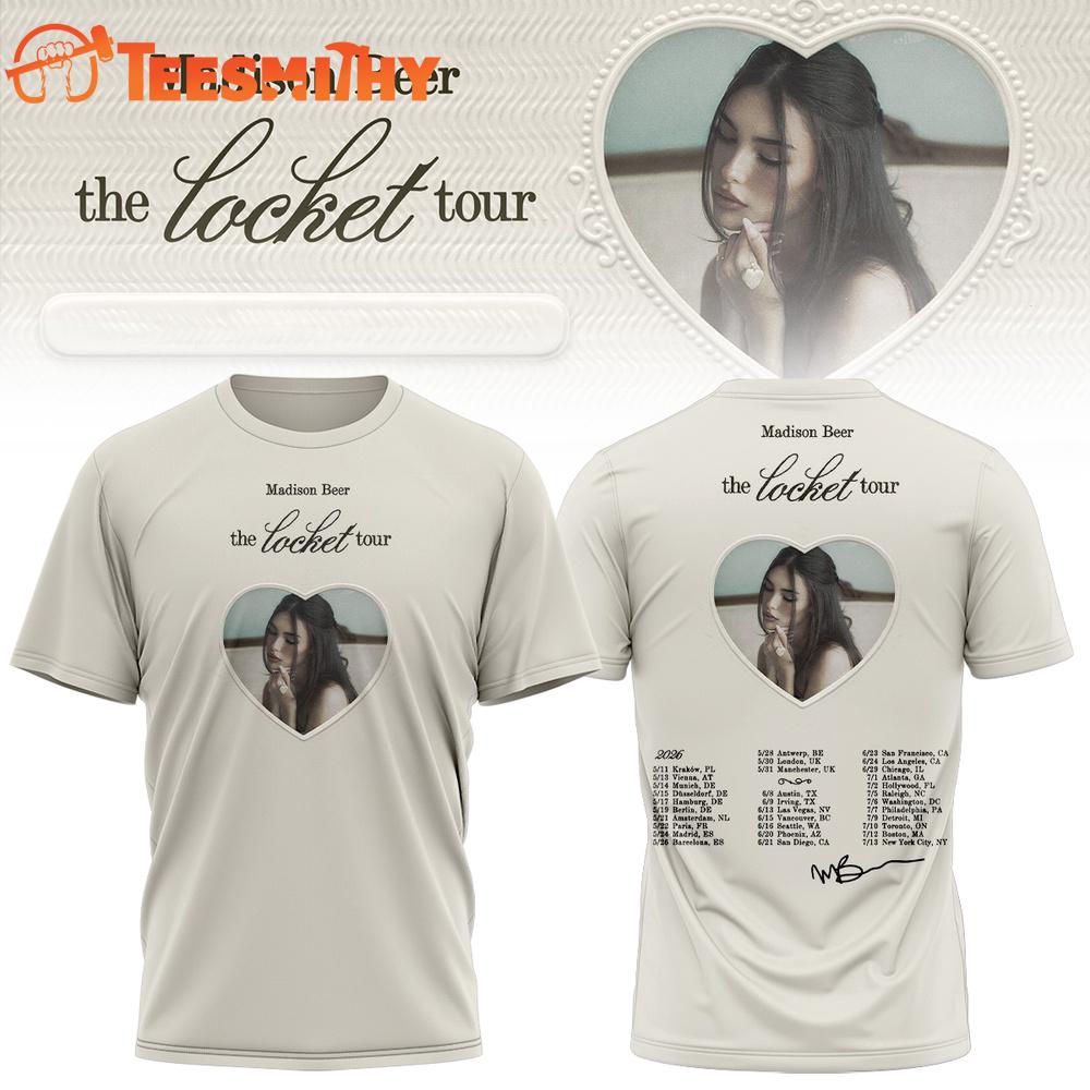 Madison Beer The Locket Tour 2026 Limited Edition 3D Shirt
