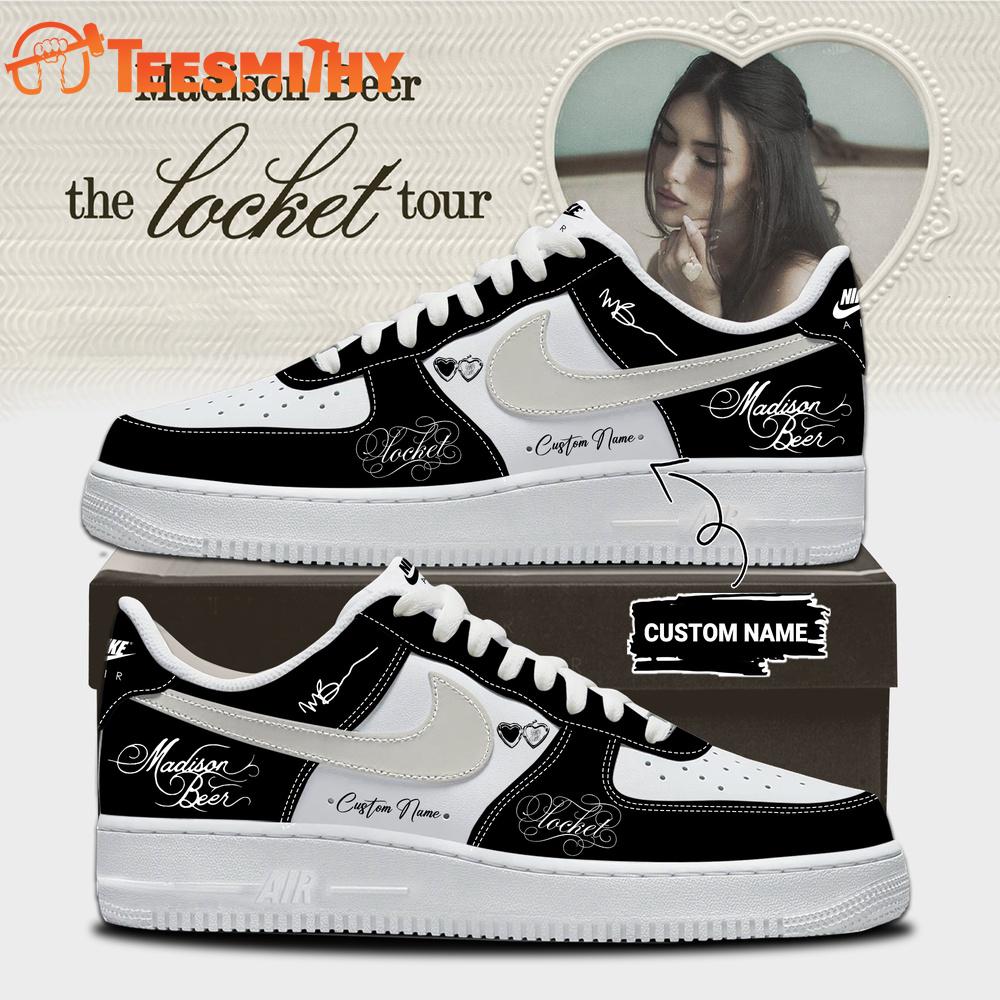 Madison Beer The Locket Tour 2026 Signature Custom Air Force 1 Shoes