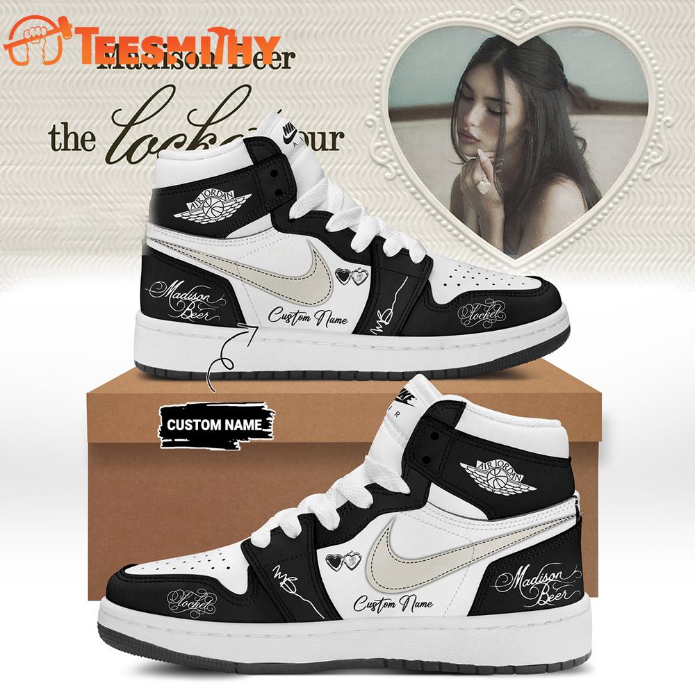 Madison Beer The Locket Tour 2026 Signature Custom Air Jordan 1 Shoes