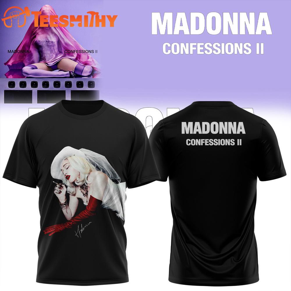 Madonna Confessions II Album 2026 Limited Edition T Shirt