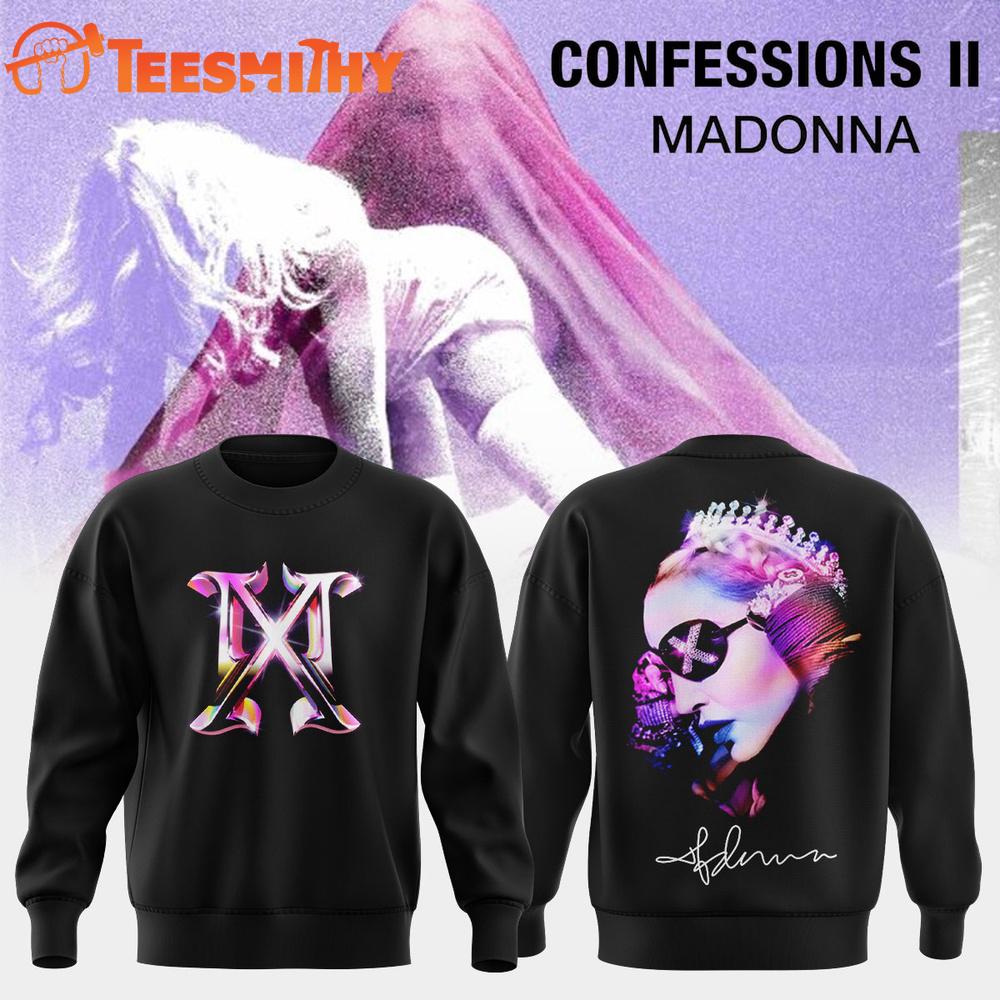 Madonna Confessions II Album 2026 Signature Sweatshirt