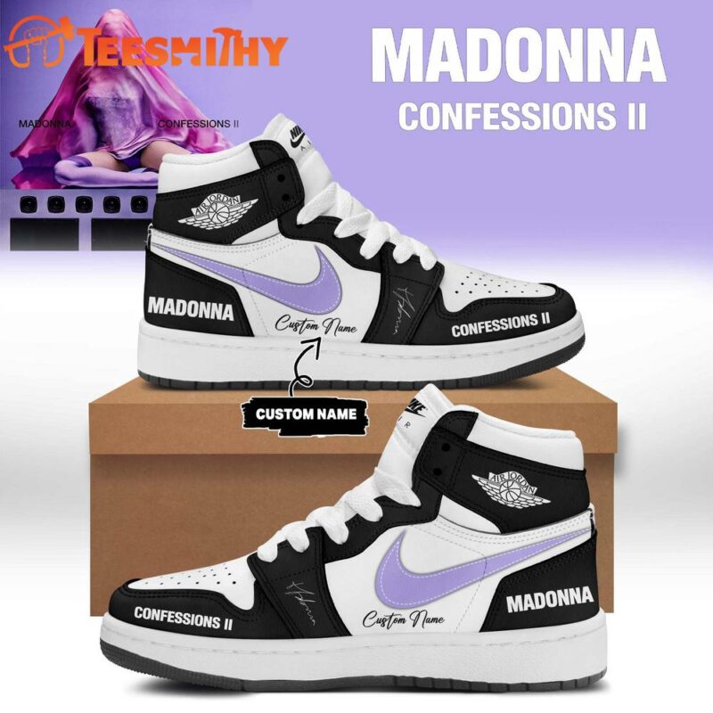 Madonna Confessions II Album Air Jordan 1 Hightop Shoes