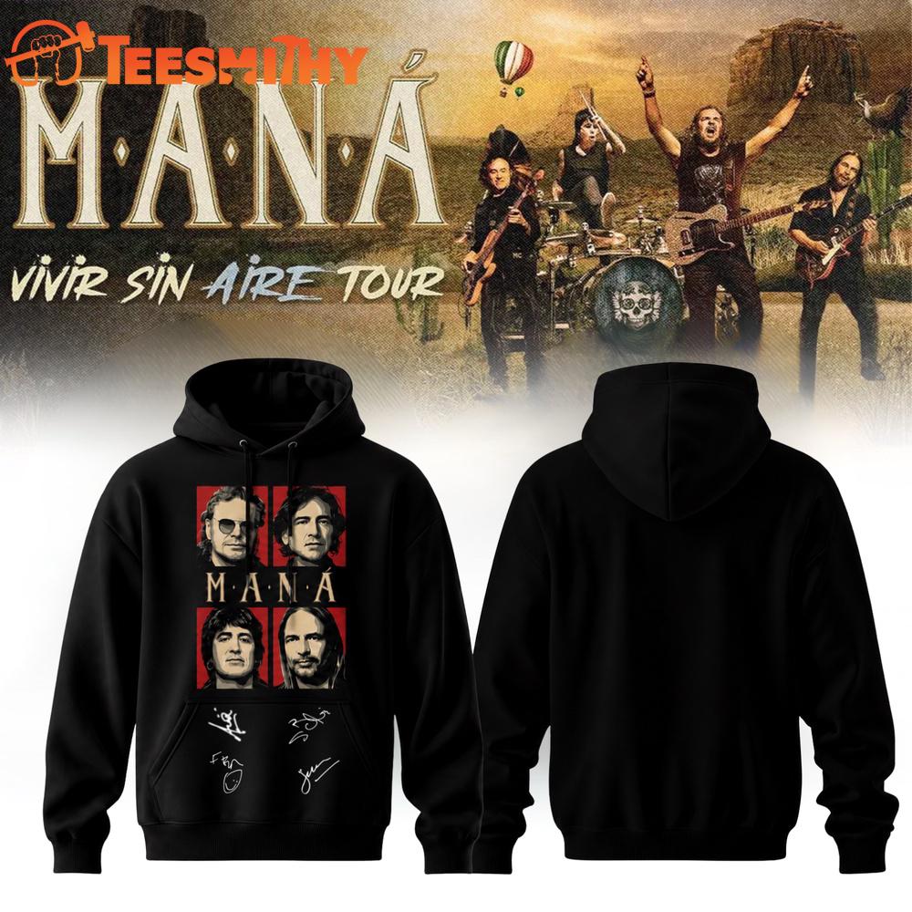 Mana Vivir Sin Aire Tour 2026 Hoodie