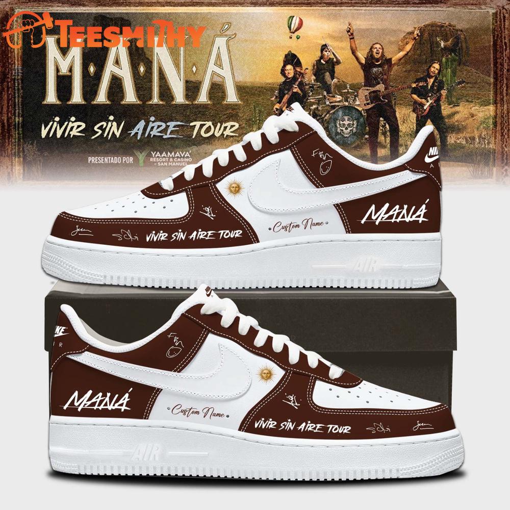 Mana Vivir Sin Aire Tour 2026 Signature Limited Air Force 1 Shoes