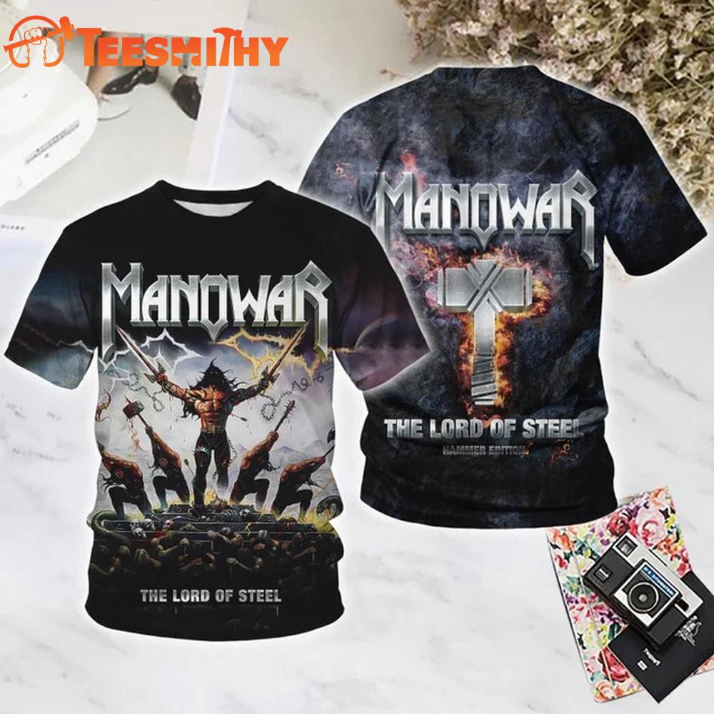 Manowar Warriors The Lord of Steel All Over Printed T Shirt