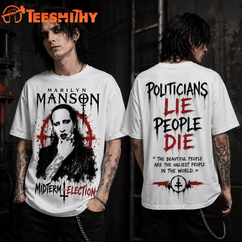 Marilyn Manson Political Chaos 3D Shirt
