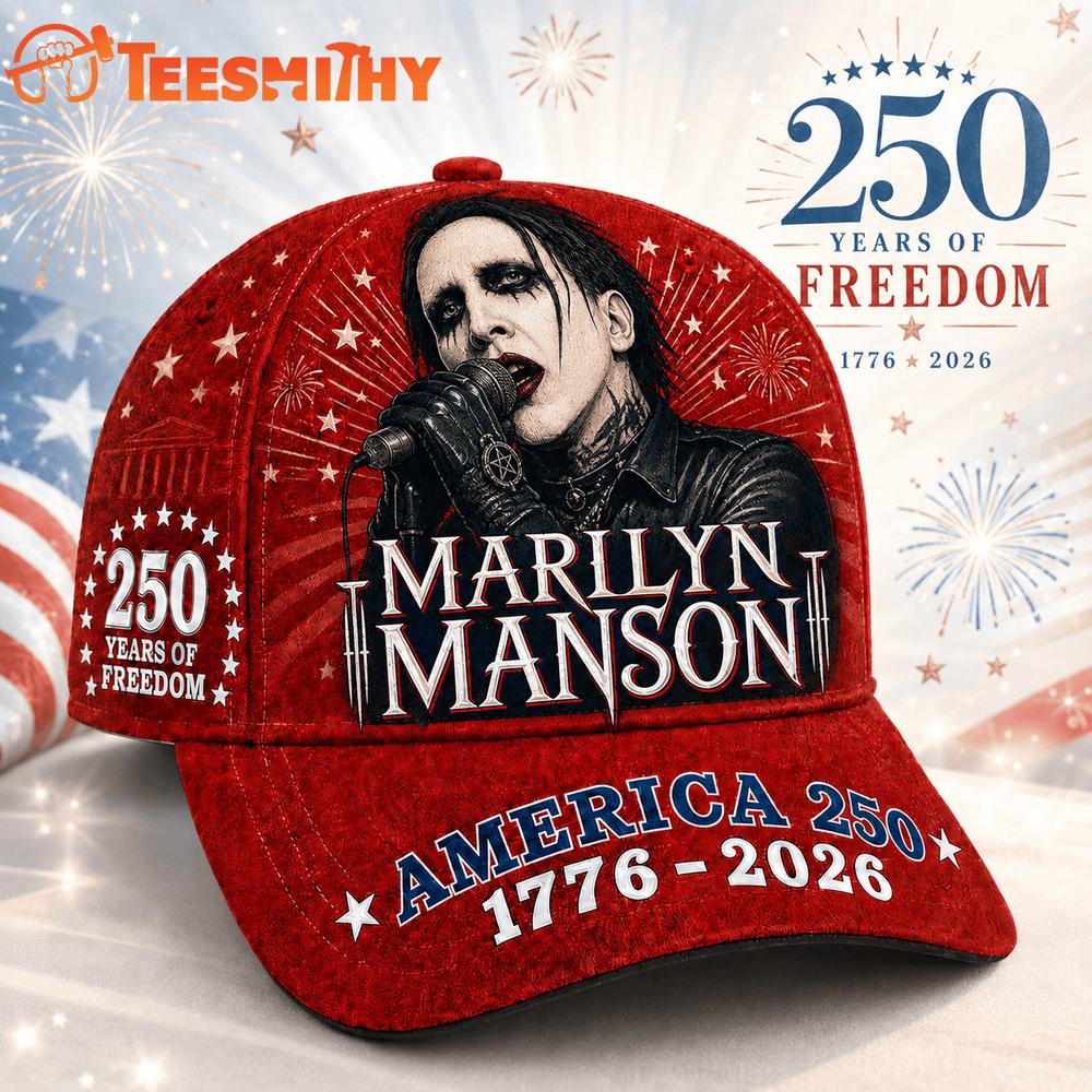 Marllyn Manson America 250 Years Of Freedom Classic Cap