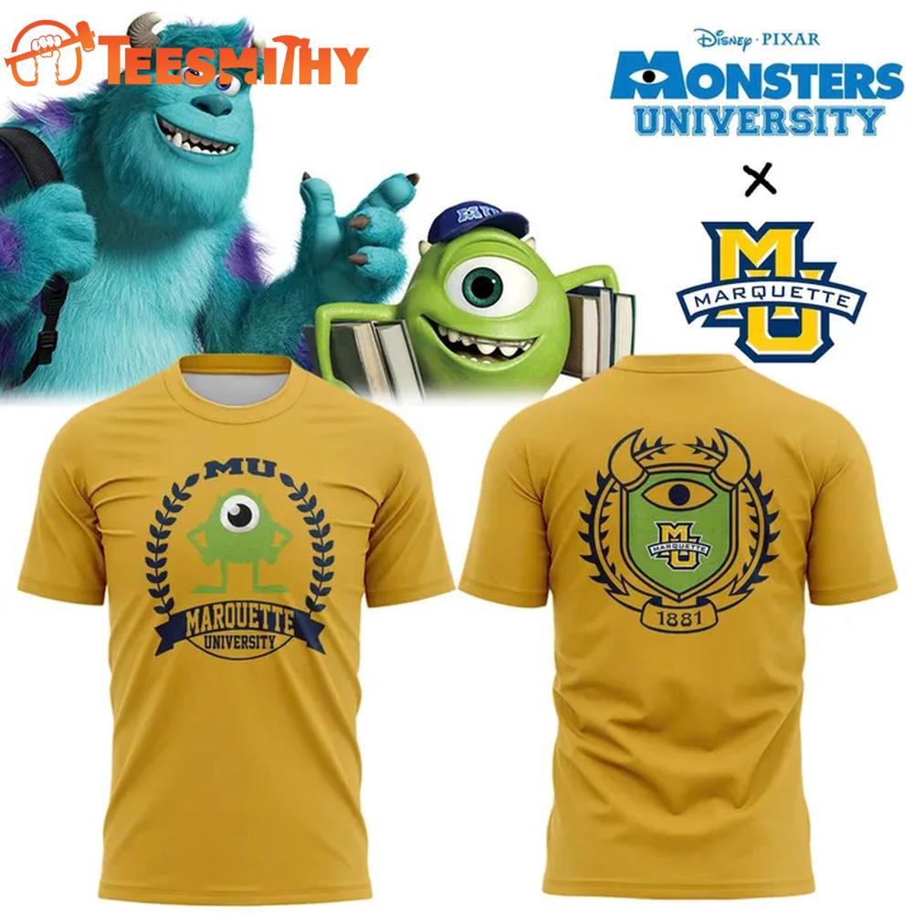 Marquette Golden Eagles Monsters University T Shirt