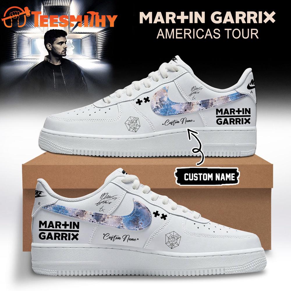 Martin Garrix AMERICAS TOUR 2026 Limited Edition Signature White Air Force 1 Shoes 1 Martin Garrix AMERICAS TOUR 2026 Limited Edition Signature White Air Force 1 Shoes