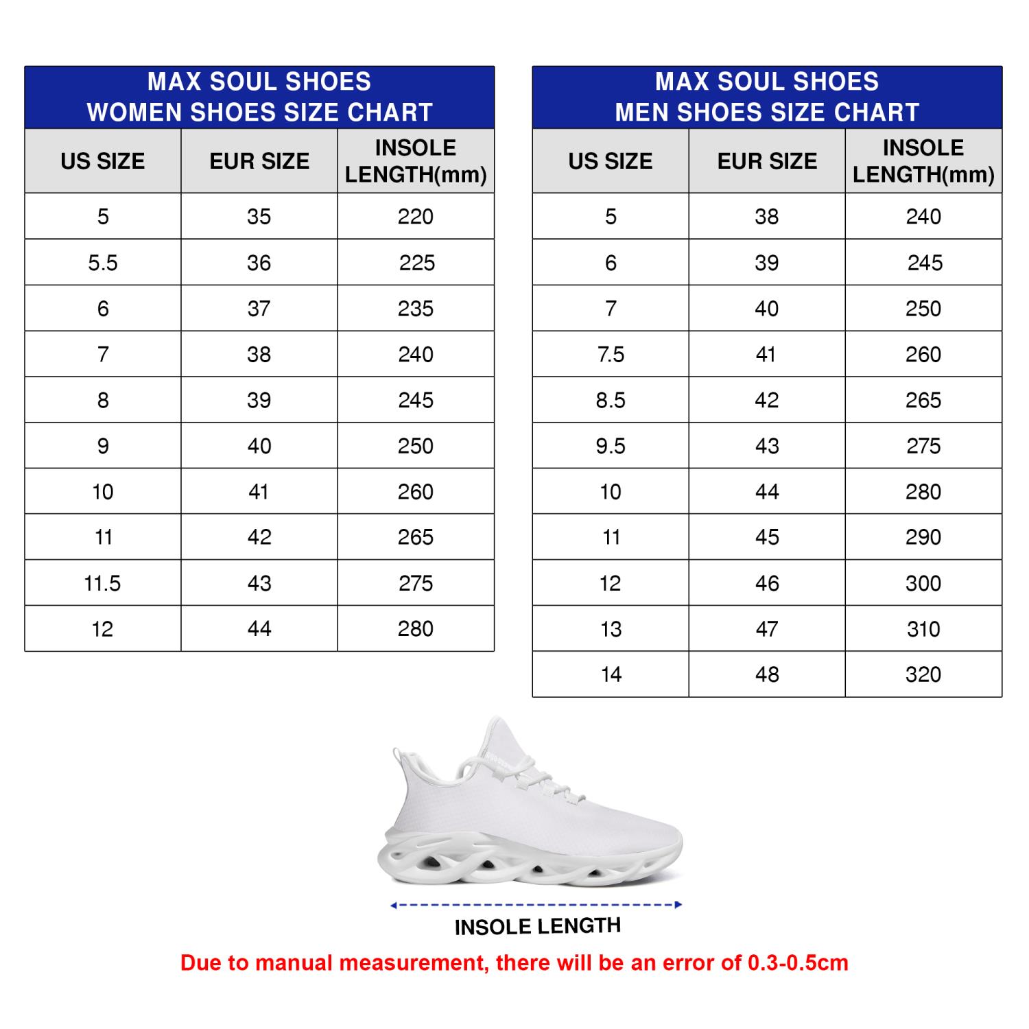 Max soul shoes
