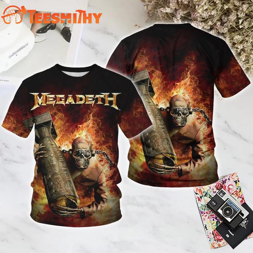 Megadeth Arsenal of Megadeth 3D T Shirt