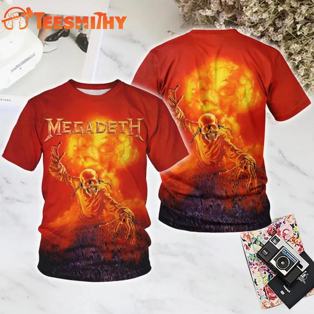 Megadeth Artwork 3D T Shirt
