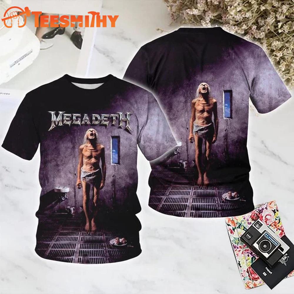 Megadeth Countdown to Extinction 3D T Shirt