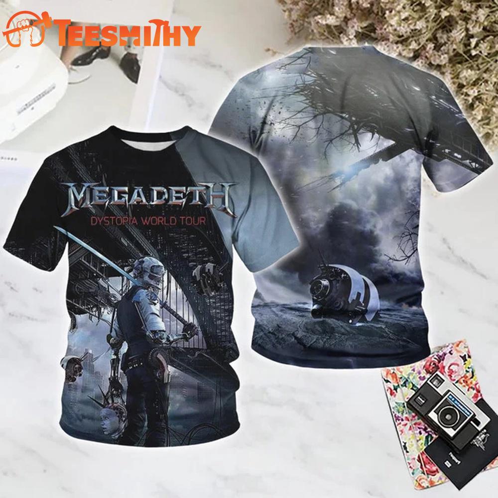 Megadeth Dystopia 3D T Shirt