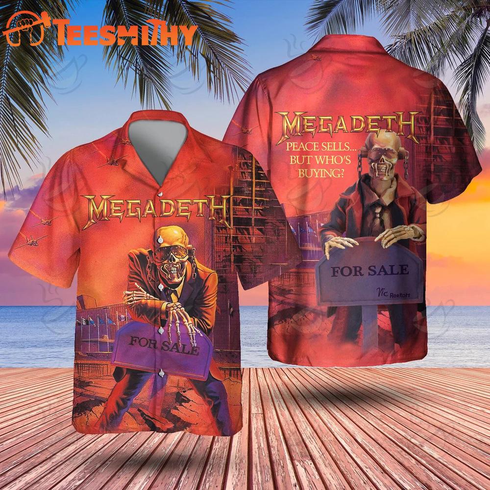 Megadeth Peace Sells But Who's Buying Hawaiian Shirt