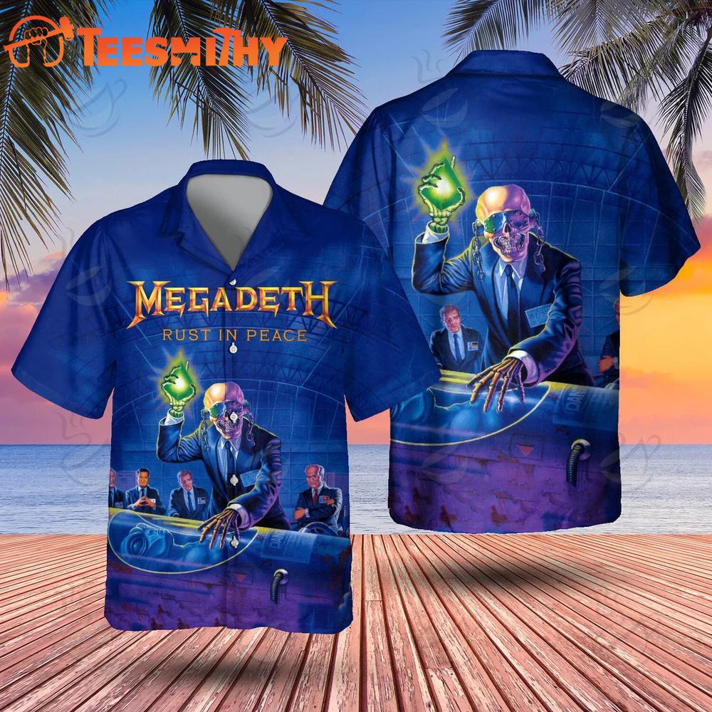Megadeth Rust In Peace Hawaiian Shirt