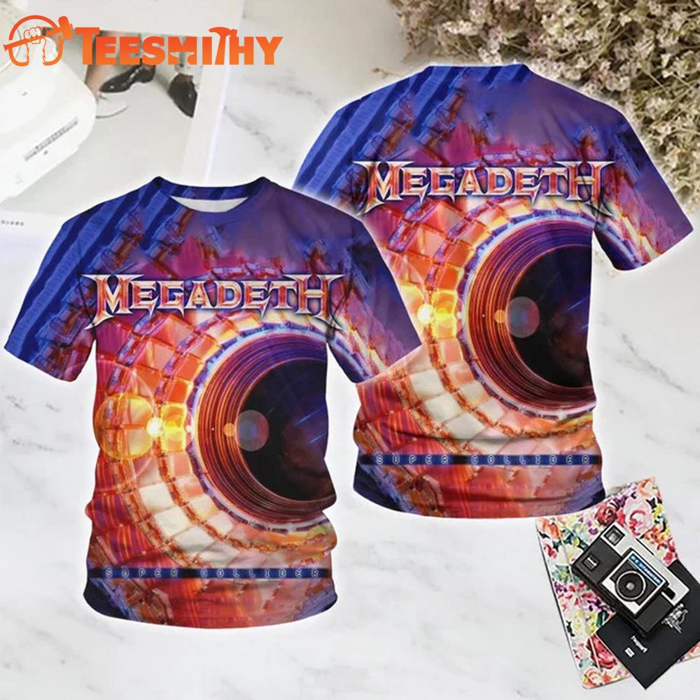Megadeth Super Collider 3D T Shirt