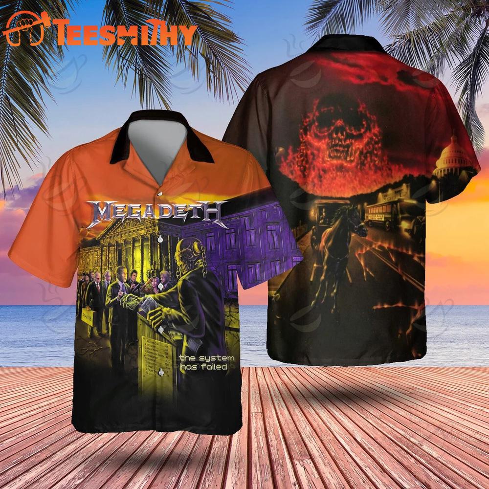 Megadeth The System Has Failed Hawaiian Shirt