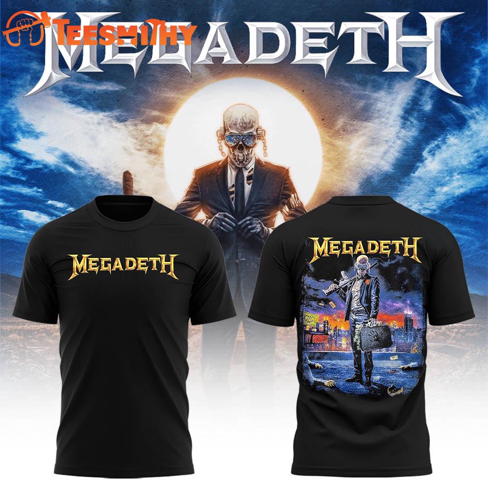 Megadeth This Was Our Life 2026 Tour Limited Edition T Shirt