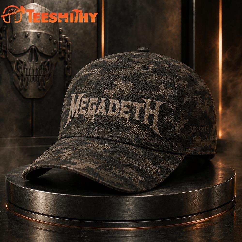 Megadeth Toxic Skull Camo Classic Cap
