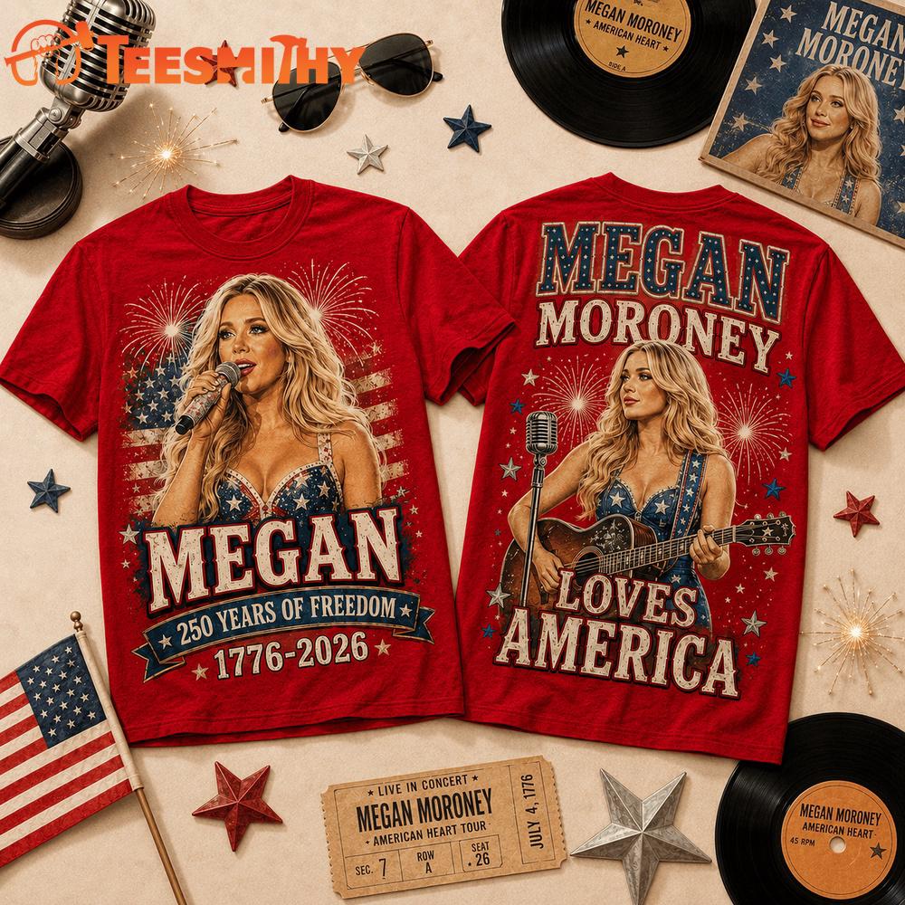 Megan Moroney America 250 Years of Freedom Tribute T Shirt