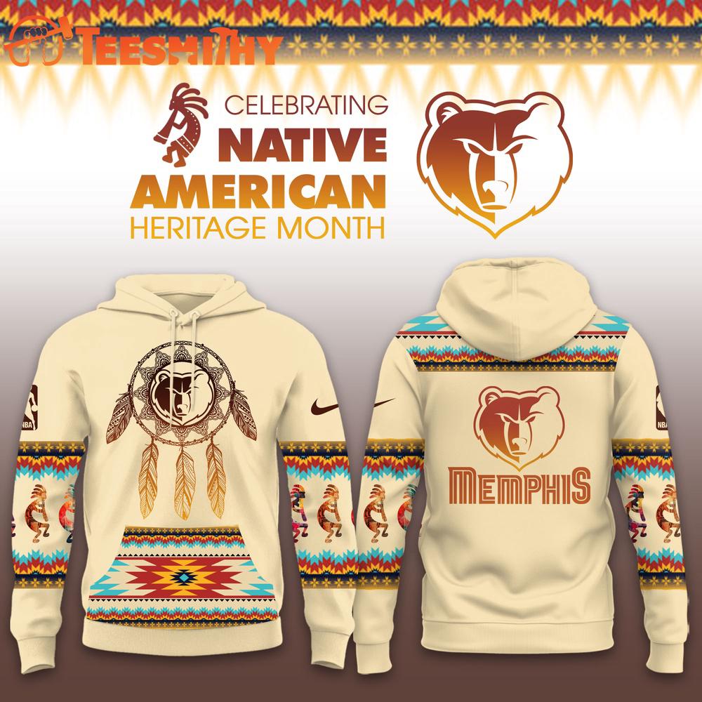 Memphis Grizzlies NBA Native American Heritage Limited Edition Hoodie Shirt