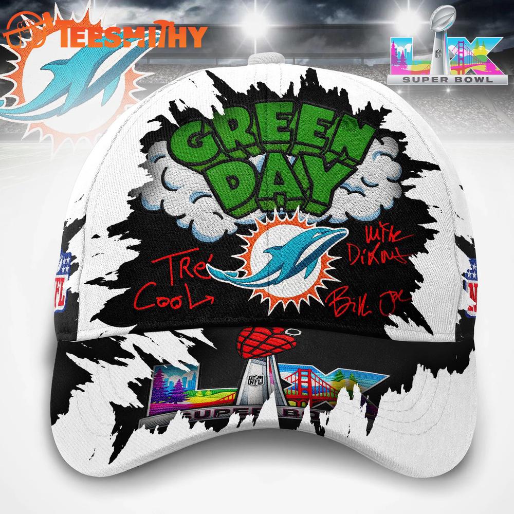 Miami Dolphins 2026 NFL Green Day Classic Cap