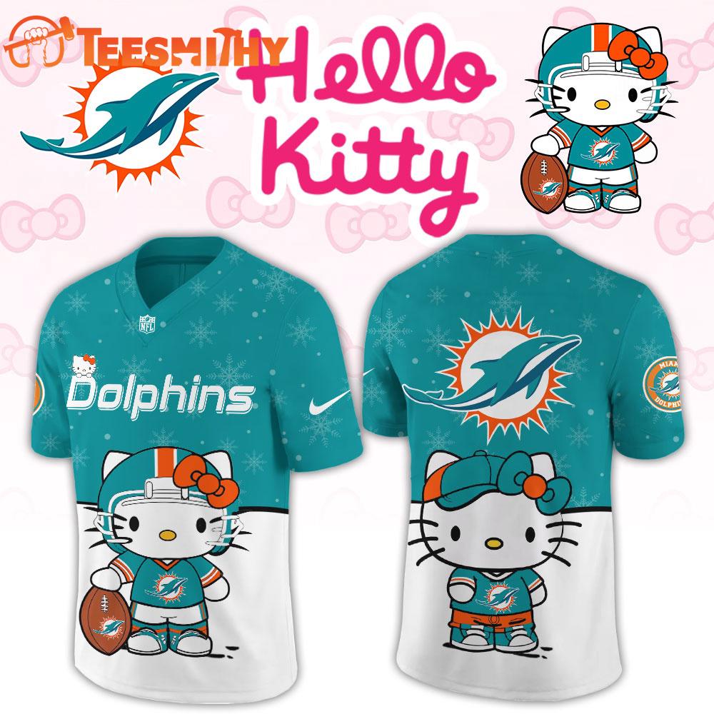 Miami Dolphins 2026 NFL Hello Kitty Limited New Football Jersey