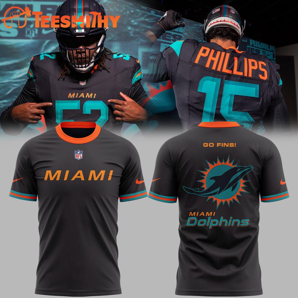 Miami Dolphins Limited Edition NFL Nike Rivalries T Shirt Miami Dolphins Limited Edition NFL Nike Rivalries T Shirt