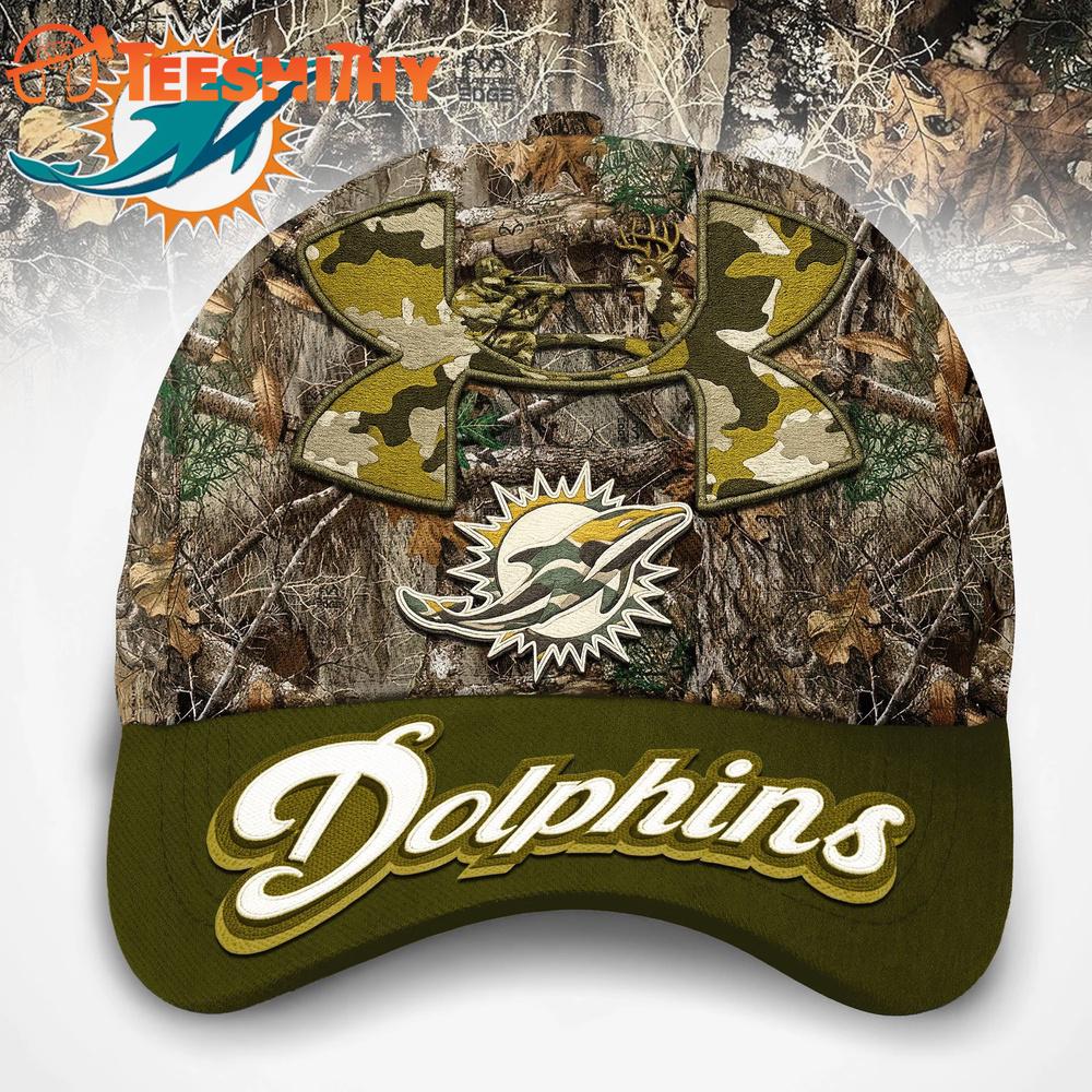 Miami Dolphins NFL Hunting Under Armour Classic Cap