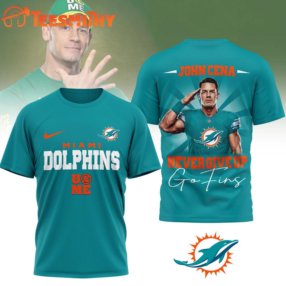 Miami Dolphins NFL John Cena Fan Special New 3D Shirt