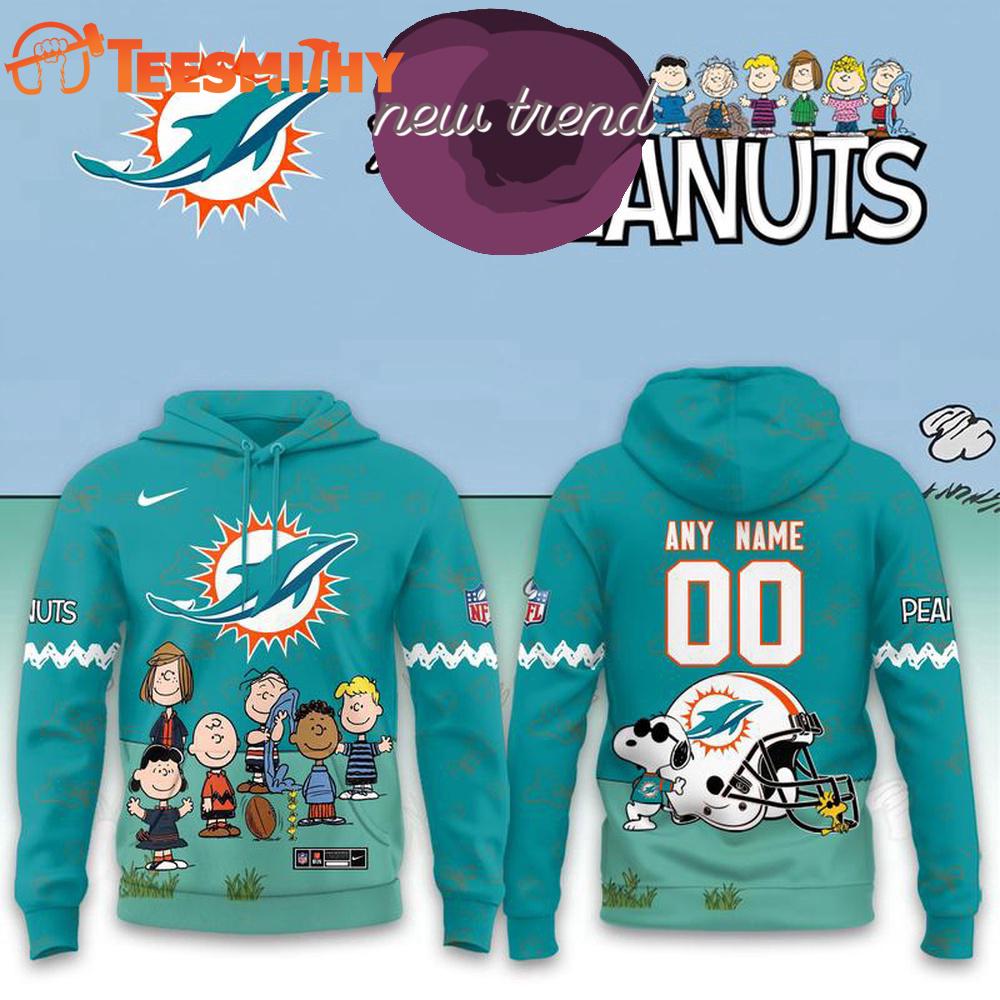 Miami Dolphins x Peanuts 2026 Special New Hoodie