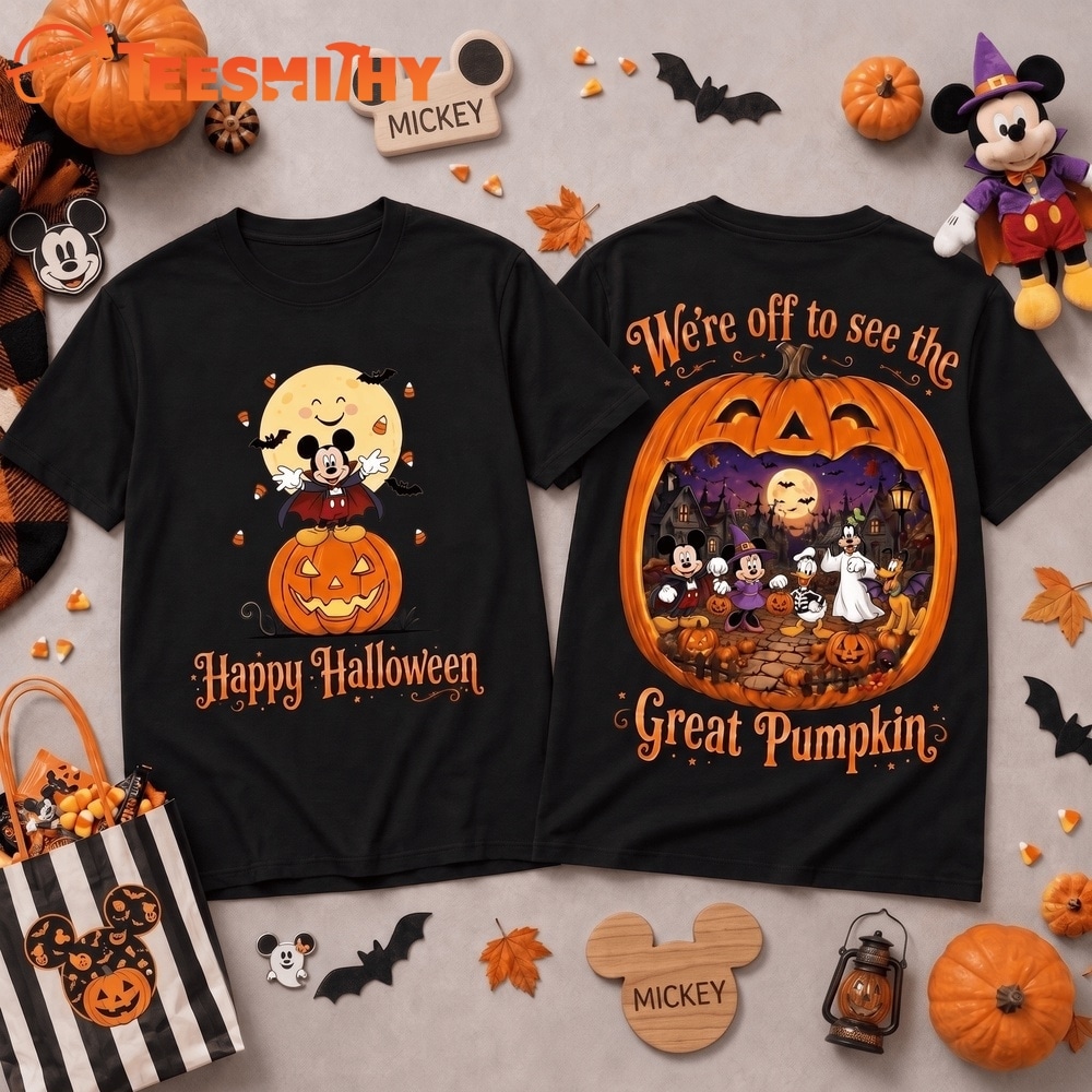 Mickey Halloween Night Great Pumpkin T Shirt