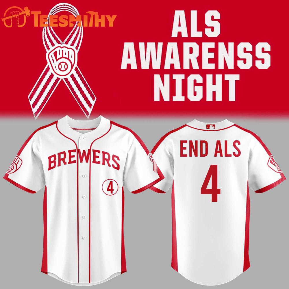 Milwaukee Brewers ALS Awareness Night 2025 Baseball Jersey Milwaukee Brewers ALS Awareness Night 2025 Baseball Jersey