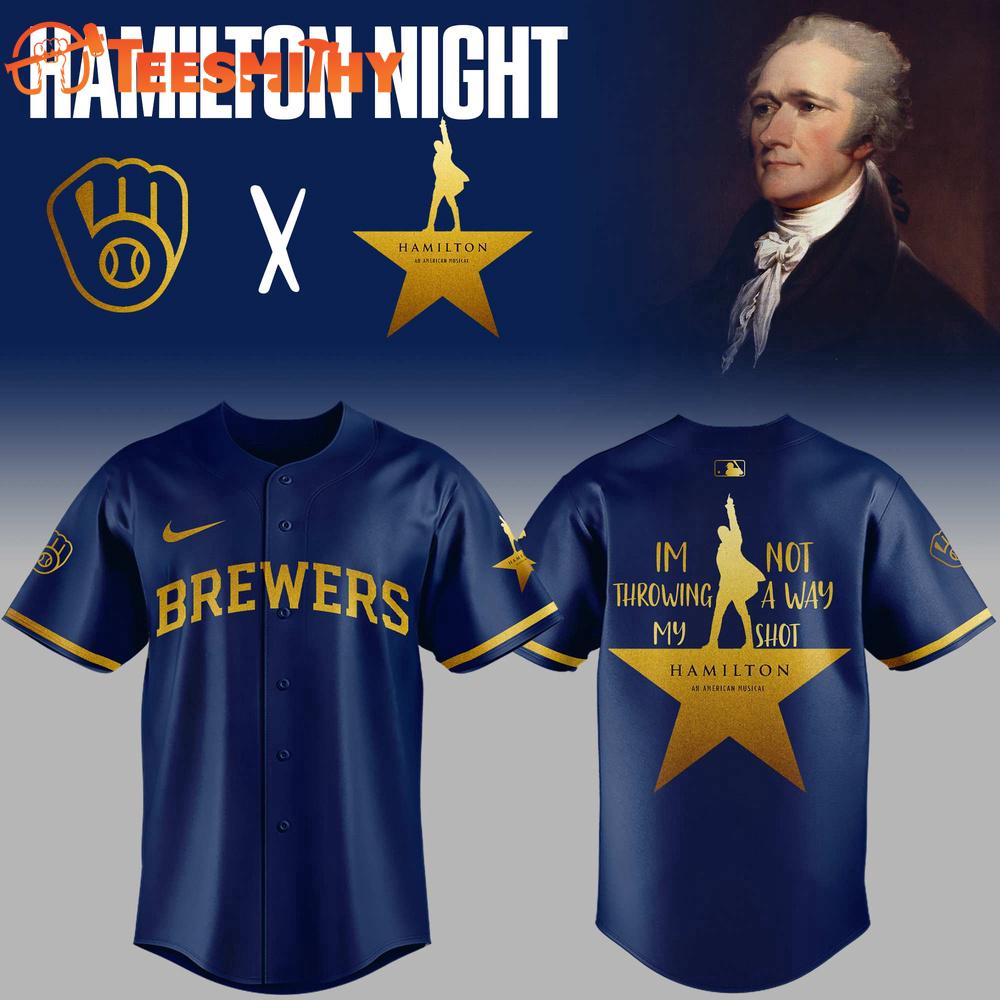 Milwaukee Brewers Hamilton Night 2025 Baseball Jersey