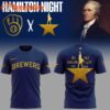 Milwaukee Brewers Hamilton Night 2025 T Shirt