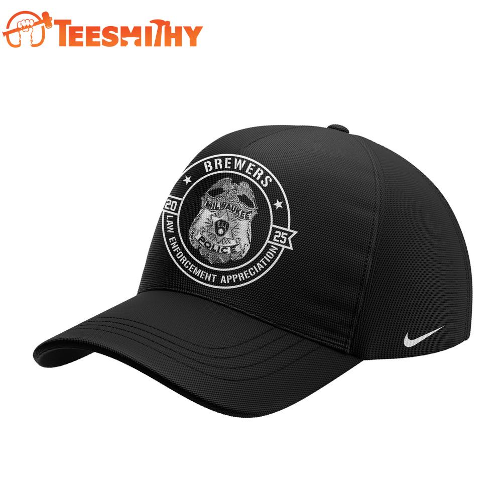 Milwaukee Brewers Law Enforcement Appreciation 2025 Baseball Cap Milwaukee Brewers Law Enforcement Appreciation 2025 Baseball Cap